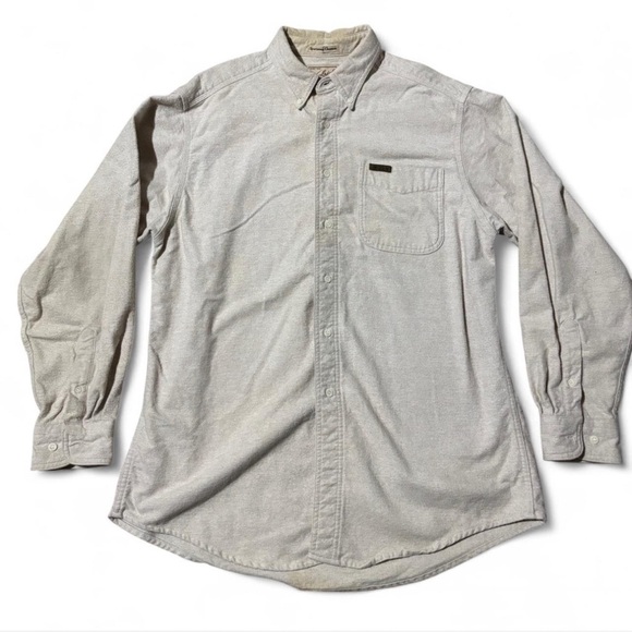 Woolrich Men's Cream Button Down Shirt - Picture 1 of 3